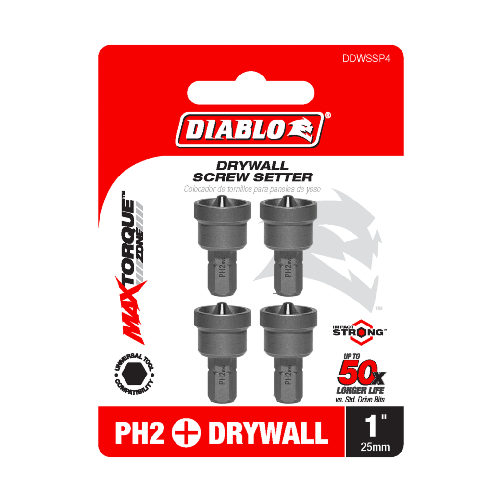 #2 Drywall Screw Setter (4-Pack)