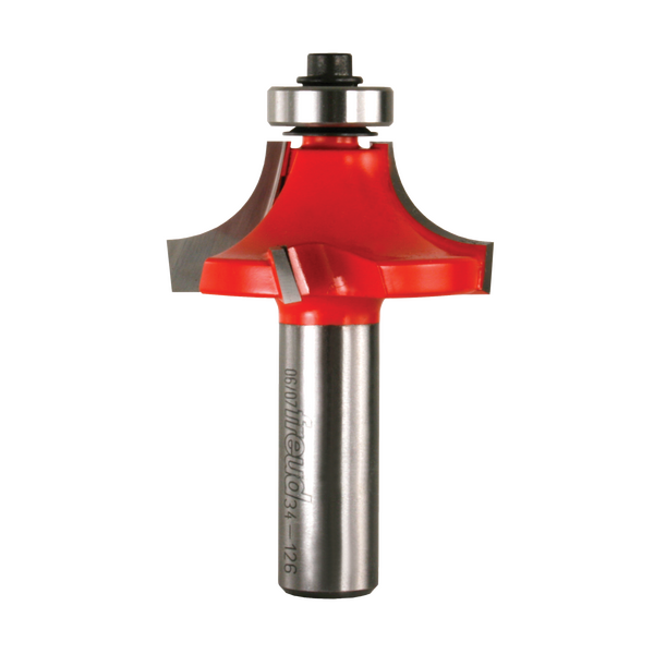 1/2" Radius Rounding Over Bit (Quadra-Cut) 1/2" Shank