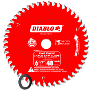 Diablo 6-1/2" 48-Teeth Track Saw Blade for Fine Finish and Plywood