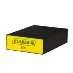 4" x 2-1/2" x 1" 100-Grit Flat Edge Sanding Sponges (3-Piece)