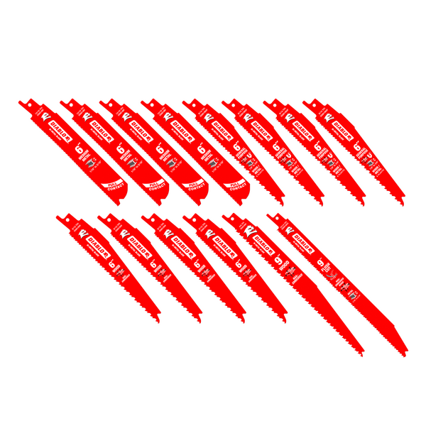 14 pc Bi-Metal Reciprocating Saw Blade Set (14-Piece)