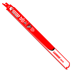 12" 10TPI Steel Demon™ Carbide Teeth Reciprocating Saw Blades for Medium Metal (3-Pack)