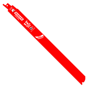 12" 14/18TPI Bi-Metal Reciprocating Saw Blades for Medium Metal (5-Pack)