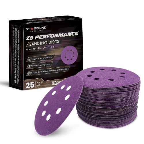 5" 8-Holes Z9 Performance Sanding Discs
