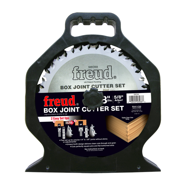 8" Box Joint Cutter Set