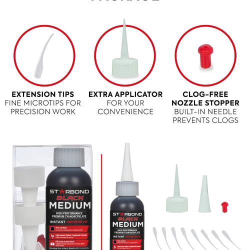 KE-150 Black Medium CA Glue