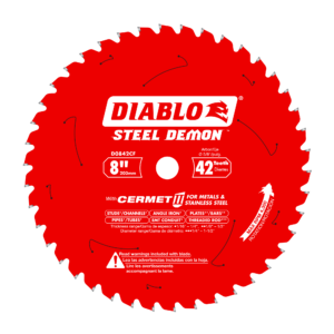 8" x 42-Teeth Steel Demon™ Cermet II Saw Blade for Thick Metal