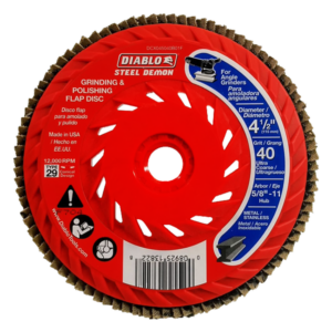 4-12-40-grit-steel-demon-flap-disc-for-metal-with-speed-hub