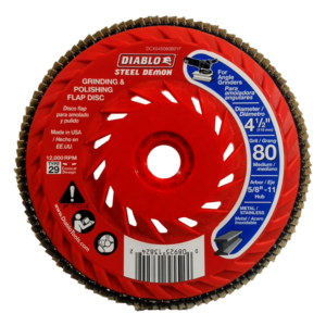 4-12-steel-demon-flap-disc-for-metal-with-speed-hub