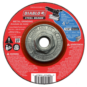 4-1/2" Type 27 Steel Demon™ Metal Grinding Disc  5/8" Arbor
