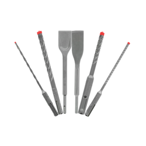 6pc-sds-plus-rebar-demon-4-cutter-full-carbide-head-hammer-drill-bit-chisel-set-6-pc