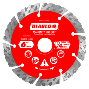 6" Diamond Segmented Turbo Masonry Cut-Off Blade