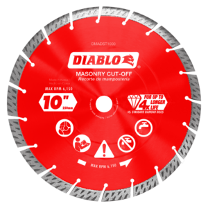 10" Diamond Segmented Turbo Masonry Cut-Off Blade