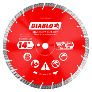 14" Diamond Segmented Turbo Masonry Cut-Off Blade