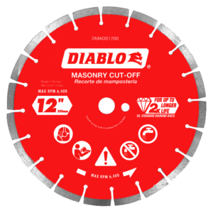 12" Diamond Segmented Masonry Cut-Off Blade